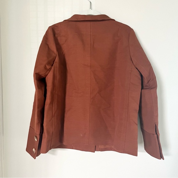 NWT Sezane Alvin Jacket Hazelnut Sz 42 (US XL) - Picture 8 of 8